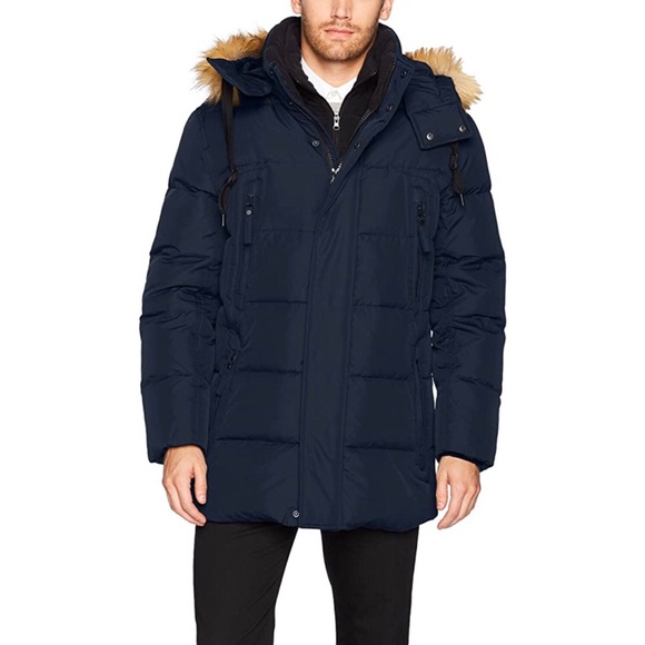 Andrew Marc Hooded down puffer Parka jacket - Picture 2 of 11